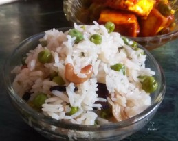 Peas pulao recipe